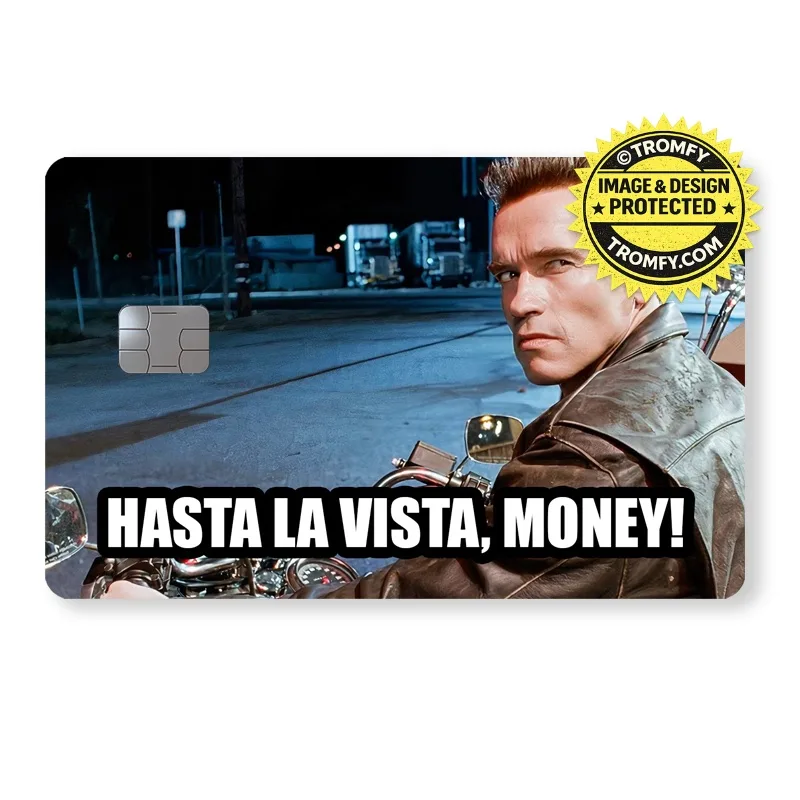 Kortdekal med actionfilmsmotiv i mörk ton